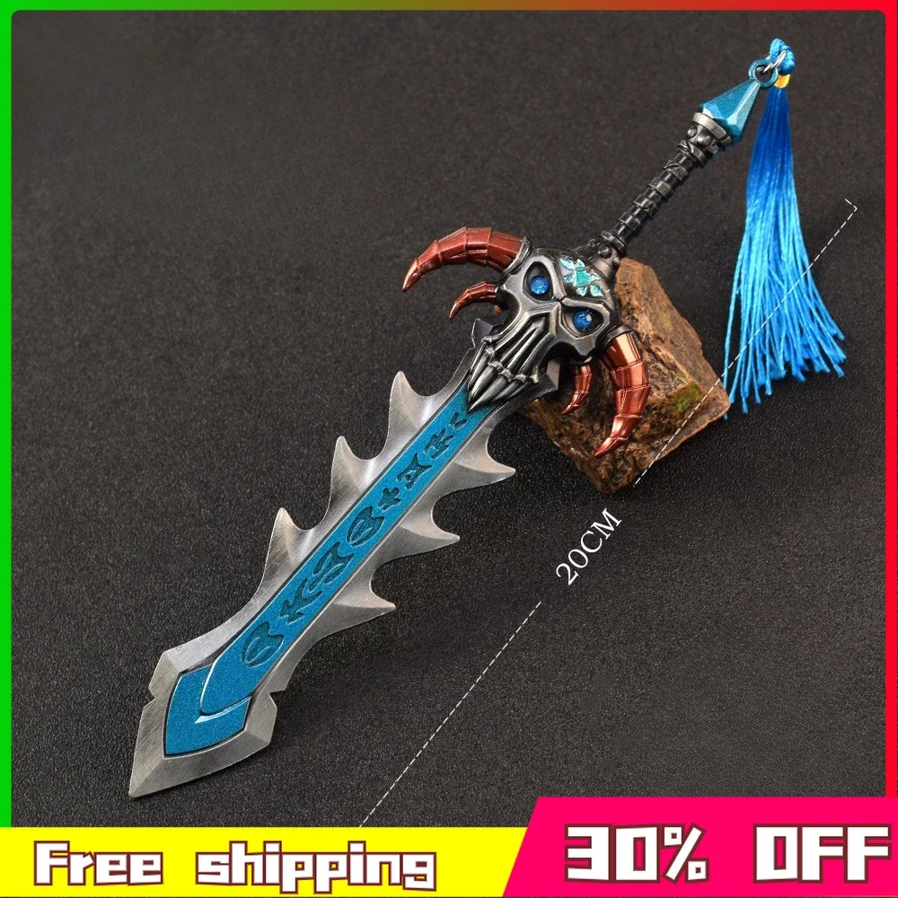 

New 20cm Slayer of The Lifeless World of Warcraft Weapon Instance Zones Naxxramas Game Peripheral Sword Crafts Ornament Gift Toy