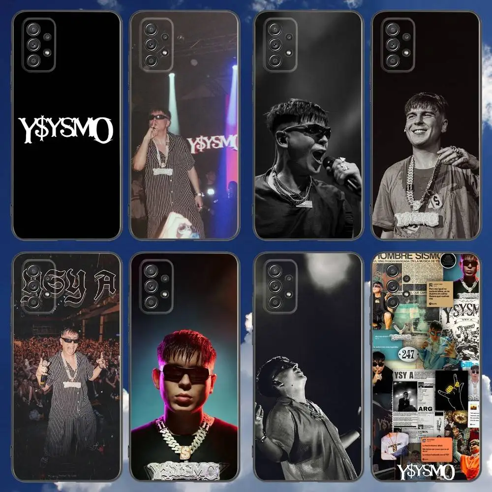 

Singer Y-YSY A YSYSMO Phone Case For Samsung Galaxy A 91,80,73,72,71,53,52,51,22,5G Shockproof Soft Black Cover