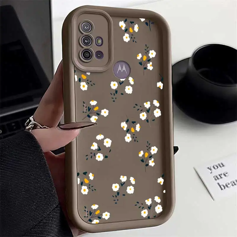 G20 Floral Shadows Sky Eye Ladder Phone Case For Motorola Moto G84 G64 G54 G53 G34 G30 G24 G22 G20 G14 G10 G04 G04S Cover