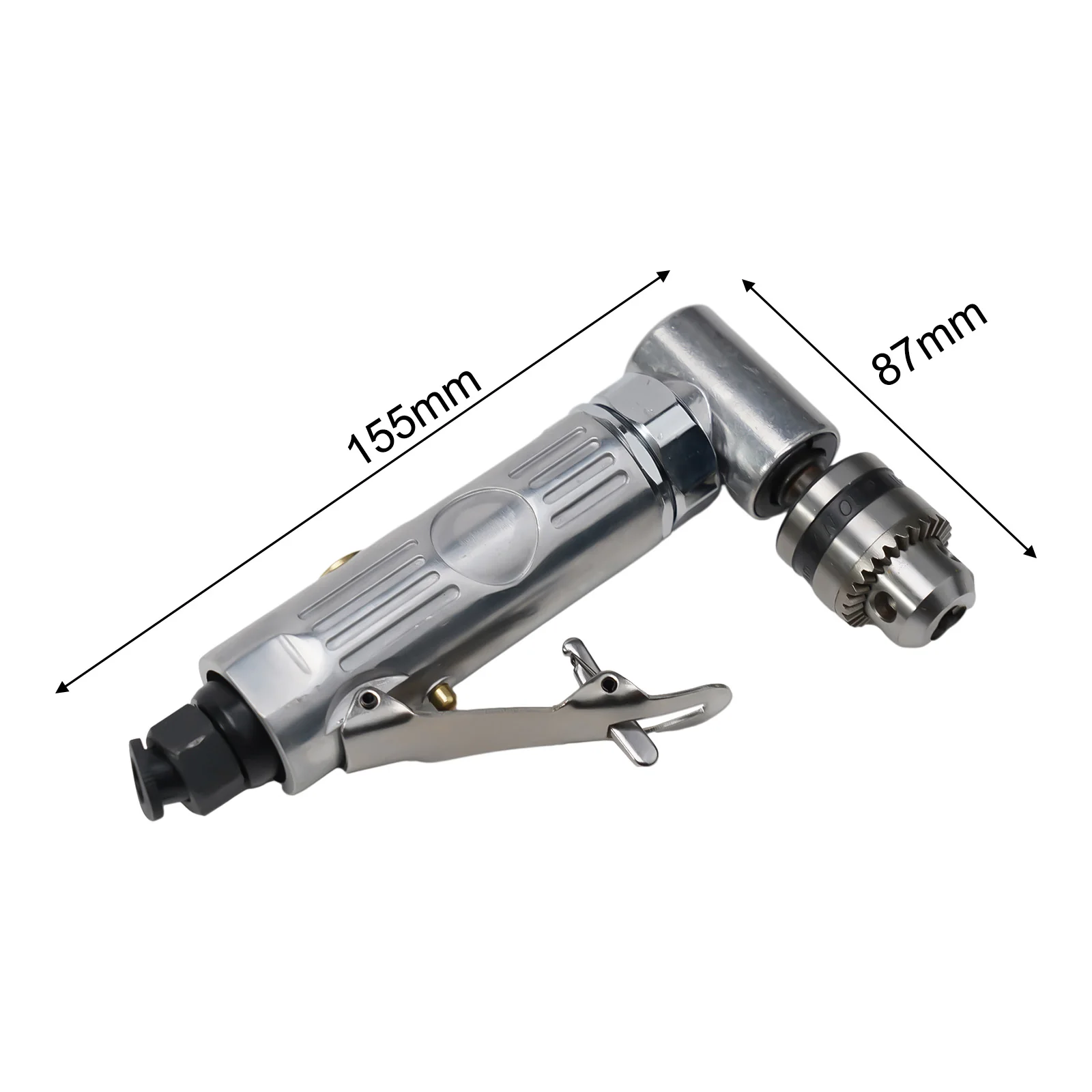 Codo de ángulo recto estilo JP especificaciones del conector, carcasa de aleación, Portabrocas, modo de escape de Gas de escape, consumo de Gas