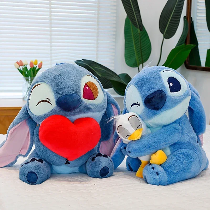 

25/70 см Disney Lilo and Stitch плюшевые игрушки аниме плюшевые куклы Stich Kawaii Love Donald Duck подушка мягкий подарок для детей Рождество