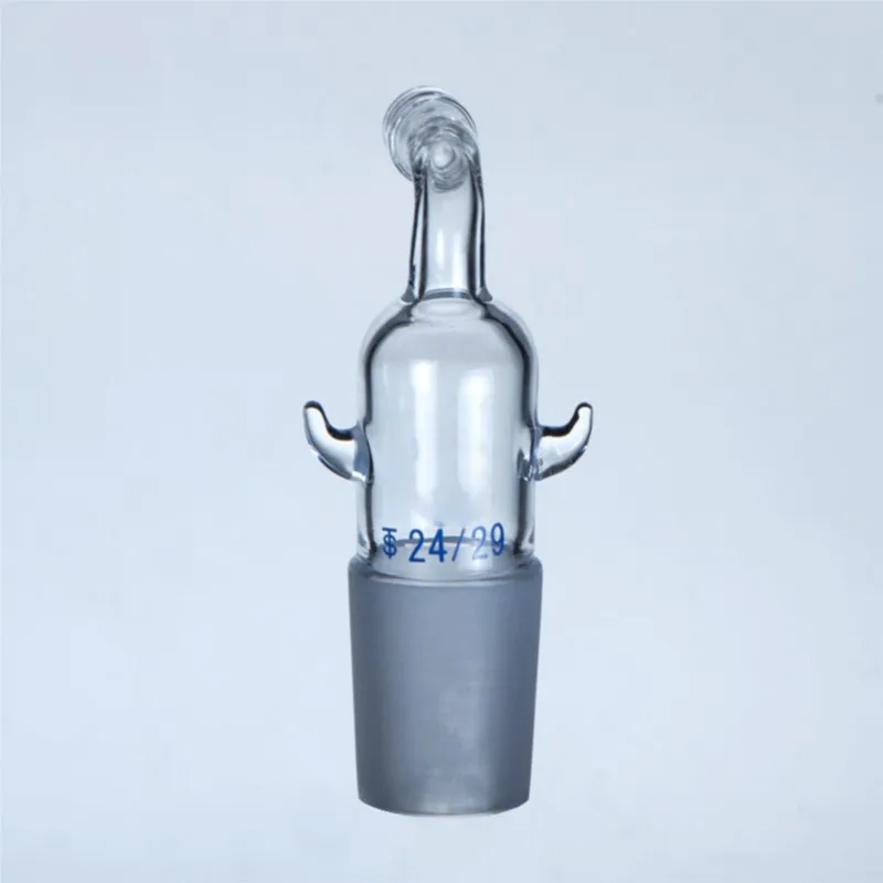 

1 шт. 24/29 изогнутый адаптер для стекла с двумя вытяжными соединениями лабораторная стеклянная посуда