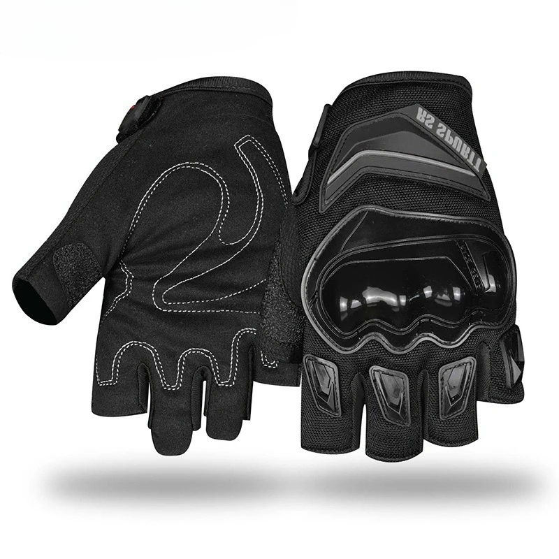 Motorcycle Gloves Half Finger Gloves Summer for Men Women Thin Anti-slip Breathable Anti-fall Racing Cycling Gloves Rider Gear
