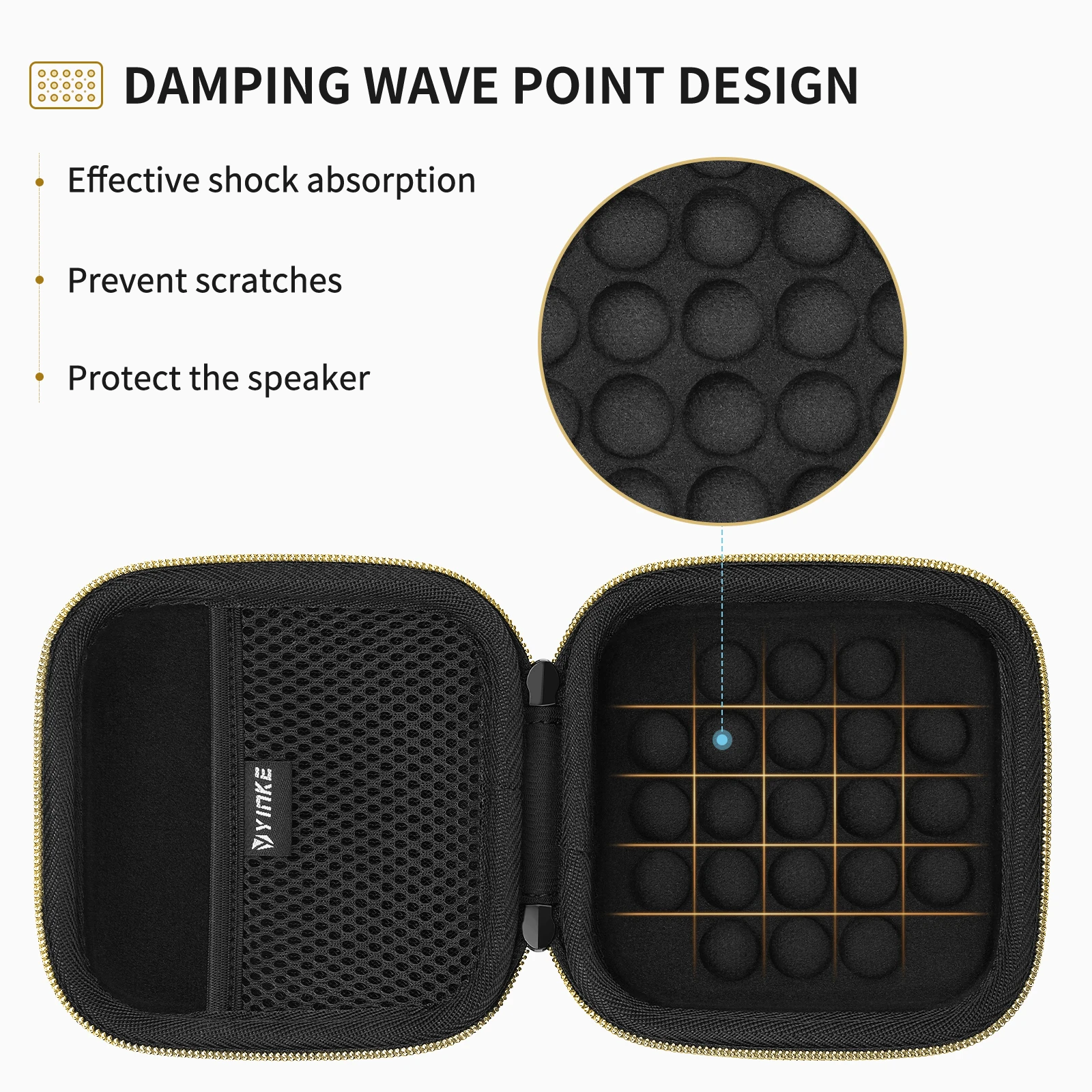 Custodia Yinke per Marshall Willen altoparlante Bluetooth EVA custodia protettiva da viaggio rigida custodia portatile