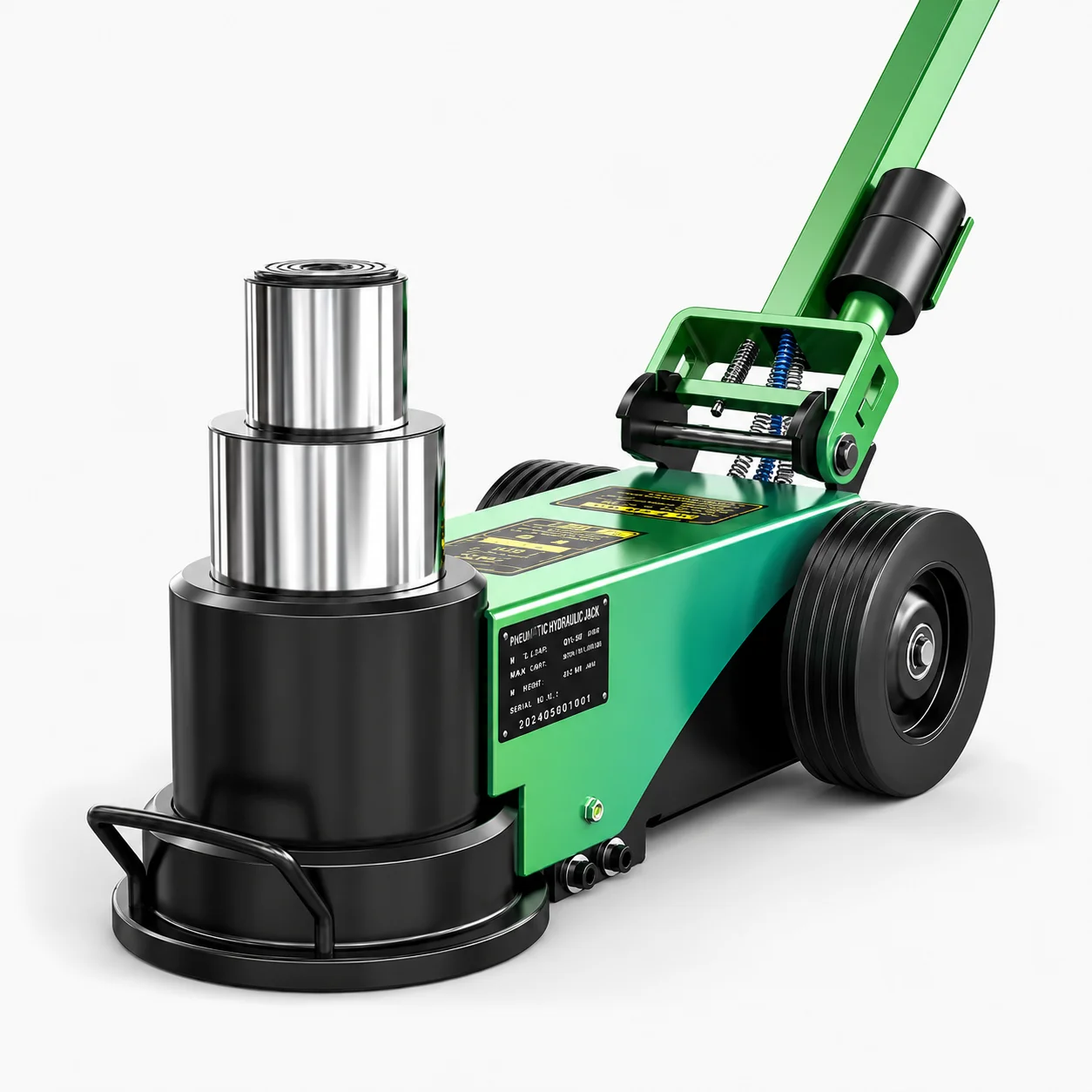 30-120 Ton Air Operated Hydraulic Floor Jack Heavy Duty Low Profile Pneumatic Jack For Bus Truck Workshop
