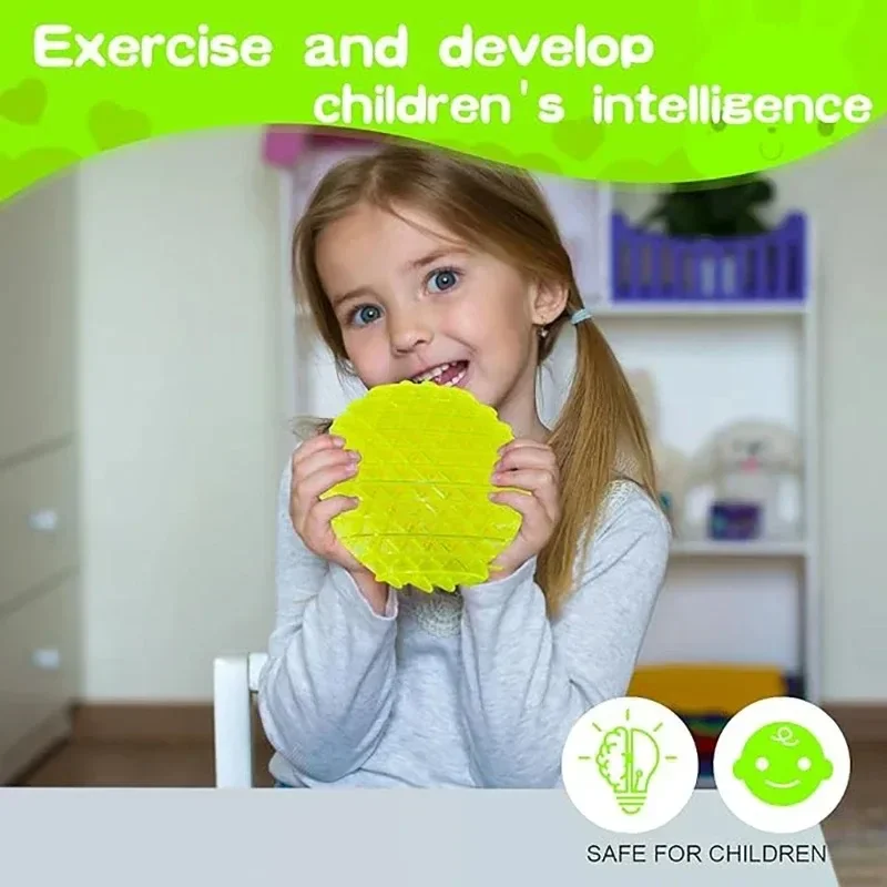 Worm Unpacking Morphing Toy Fidget Worm Six Sided Pressing Stress Squishy Worms Stress Relief Toys trange small toys
