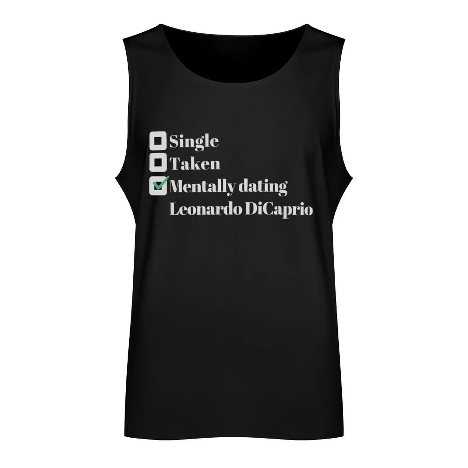 Mentally dating Leonardo DiCaprio Tank Top anime man sexy?costume clothing men