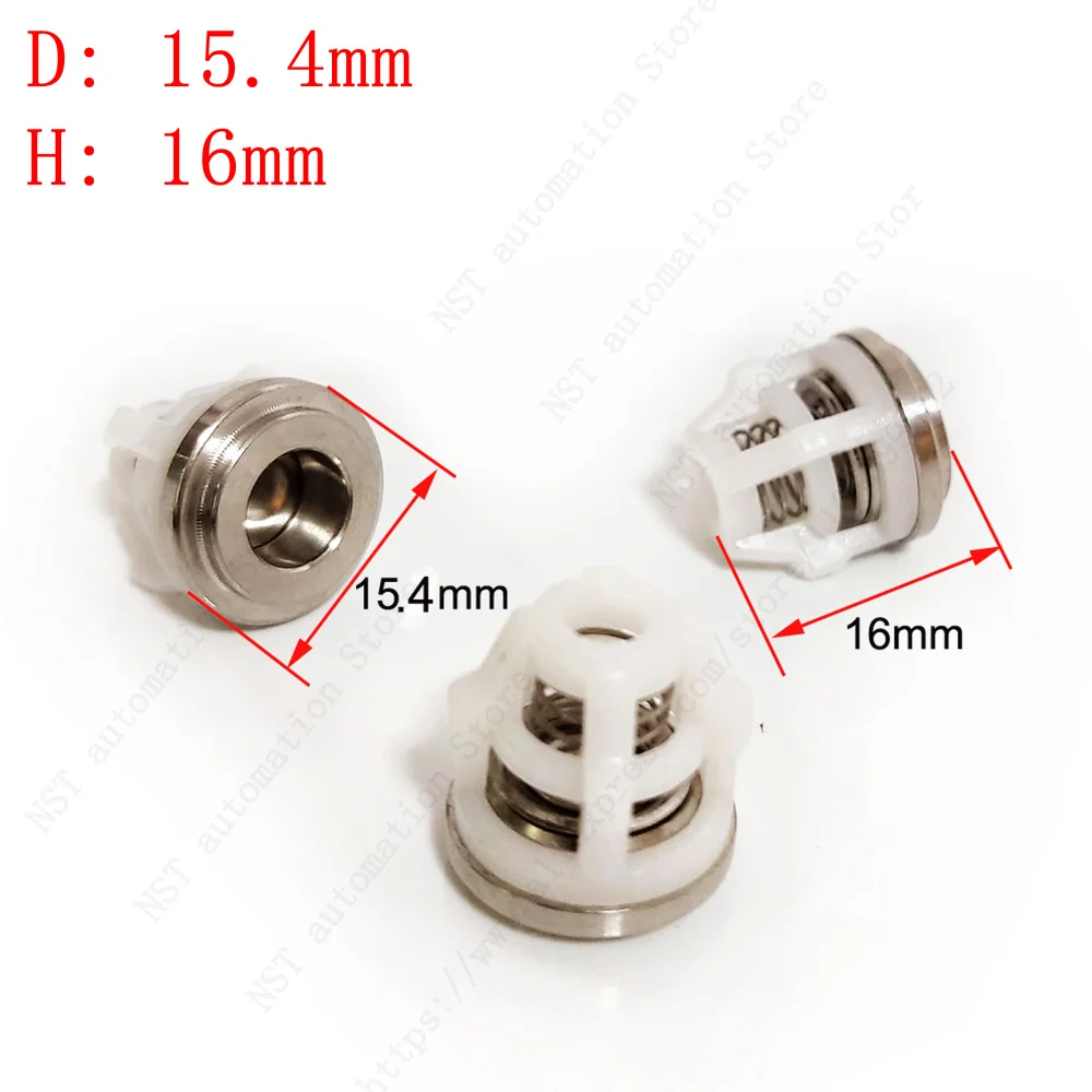 3PCS Pressure Pump Washing Machine Valve Spring Connection Repair Pump Accessory Water Seal ring Check Valve Kit 15 16 18 MM