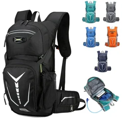 Cycling Backpack Bike Bags Water Bag 18L Portable Waterproof Road Cycling Bag Outdoor Sport Climbing Pouch Hydration Backpack