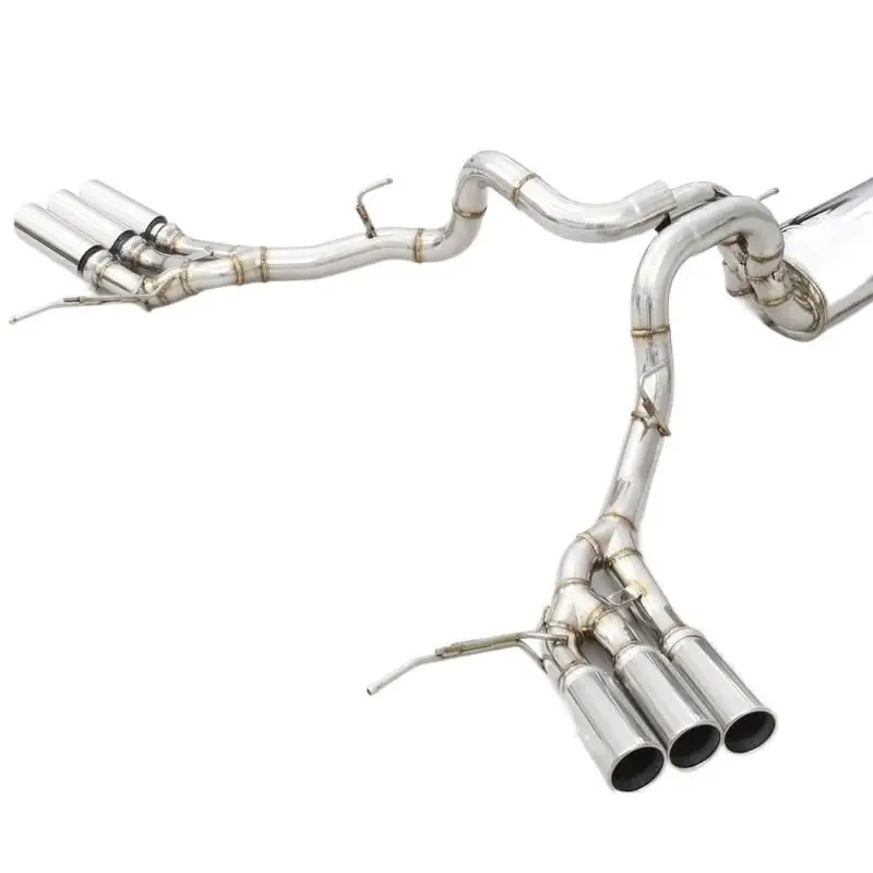 

Custom 304 Stainless Steel/Titanium Valved Exhaust System for F150 3.5T 3.5TT Premium Quality Exhaust Pipes