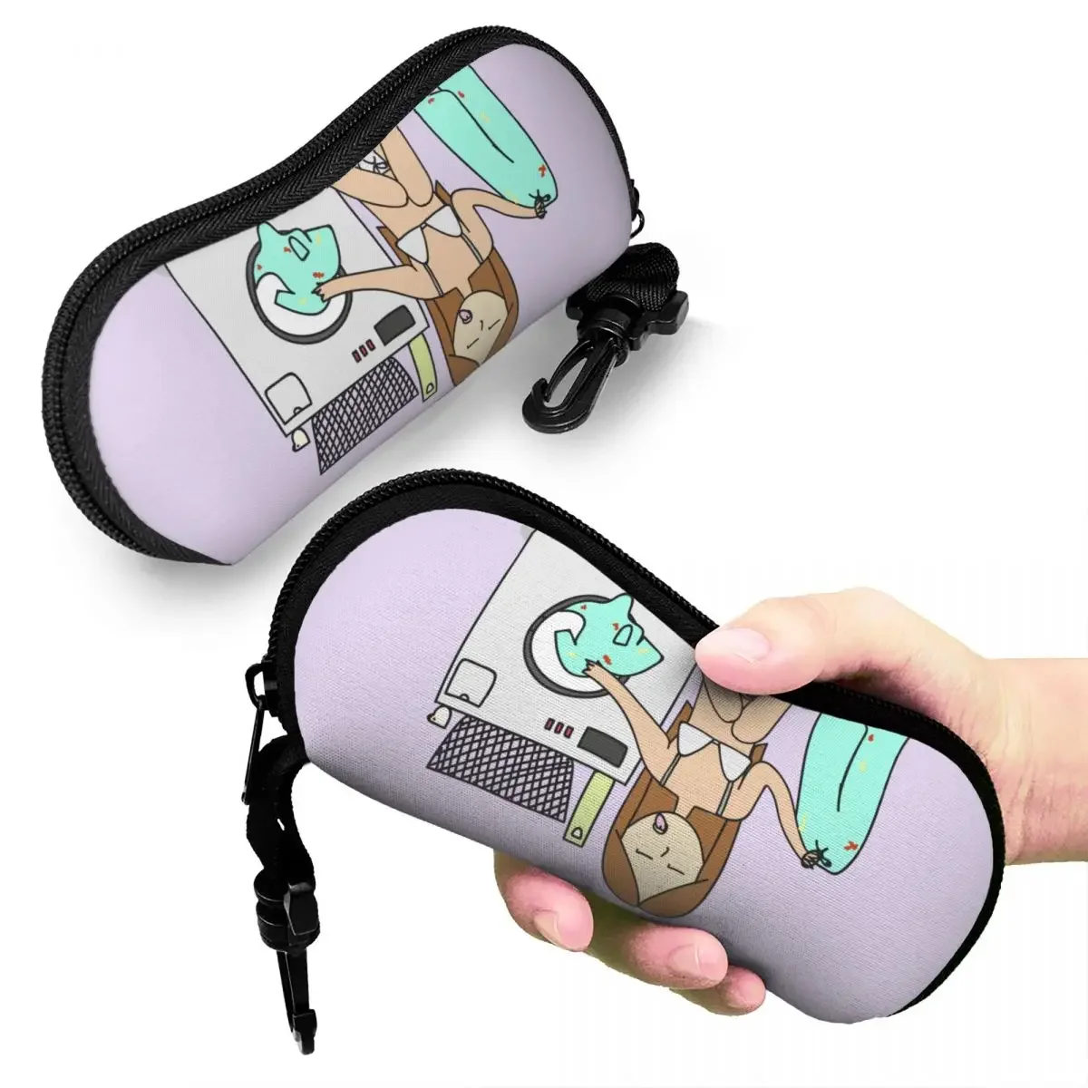 Nurse Enfermera Glasses Case Convenient Zipper Glasses Protector Gift Eyeglasses Box