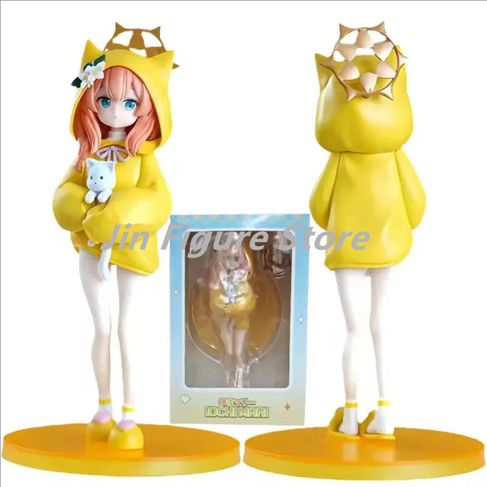 

19cm Blue Archive Iochi Mari Standing Position Game Girl Figure Model Statue Boys Collection Desktop Decoration Ornament Toys