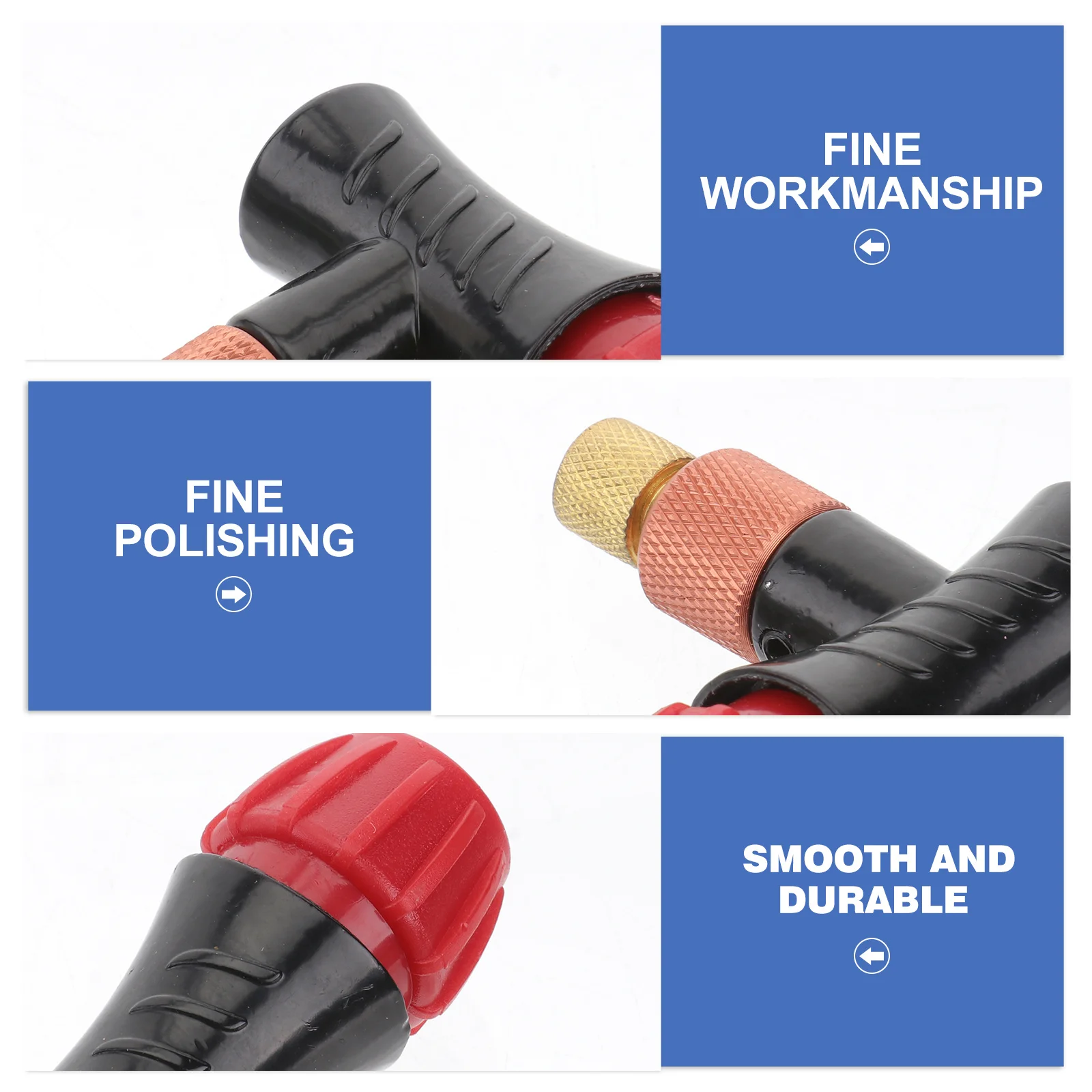 1pc Aluminum Alloy Rotary Inflator Head For Bike Pump Adapter Fast Inflatable Bottle Head Compatible With Presta