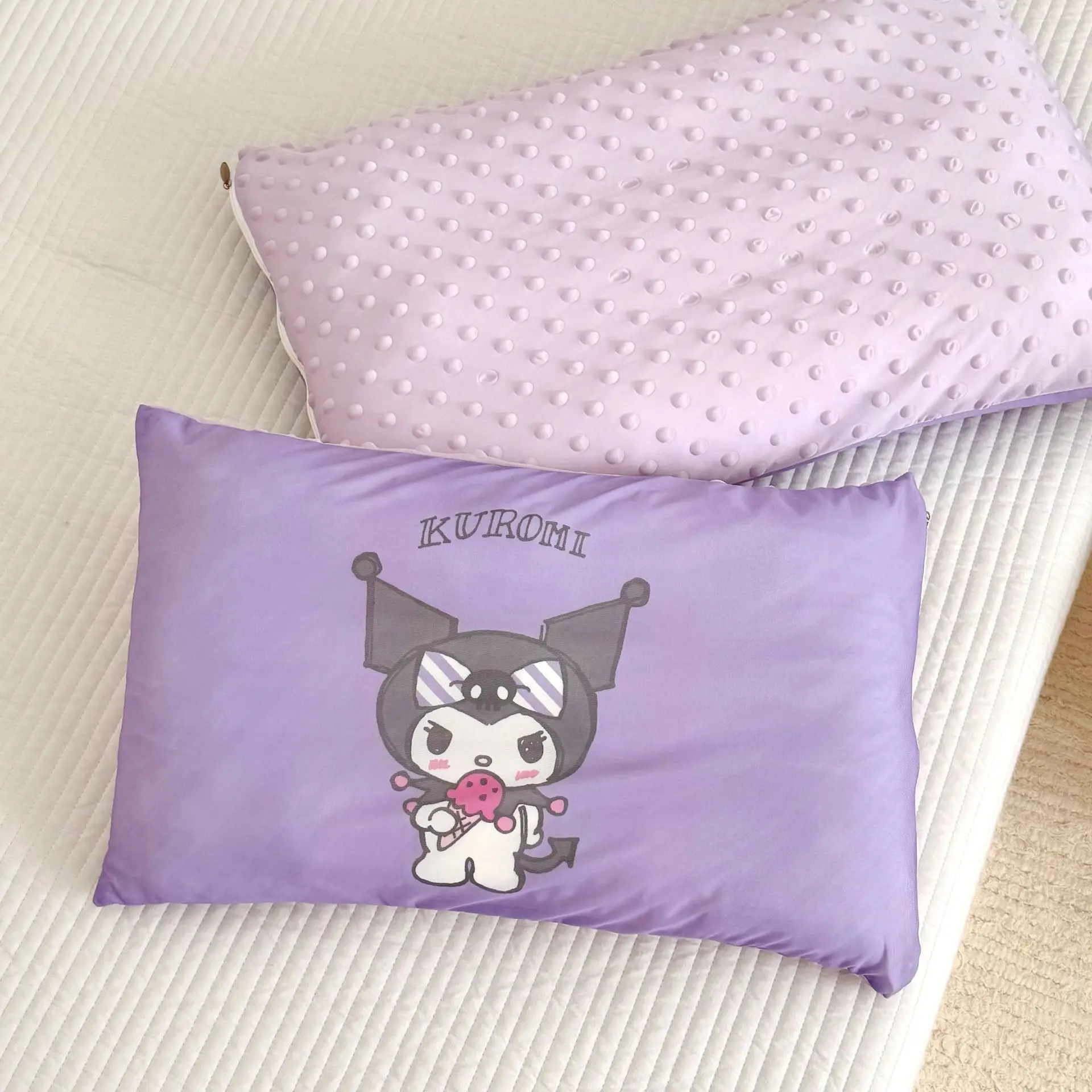 وسادة سانريو ميلودي كورومي سينامورول هالو كيتي مريحة مع وسادة طالب بين داون للأطفال قابلة للإزالة