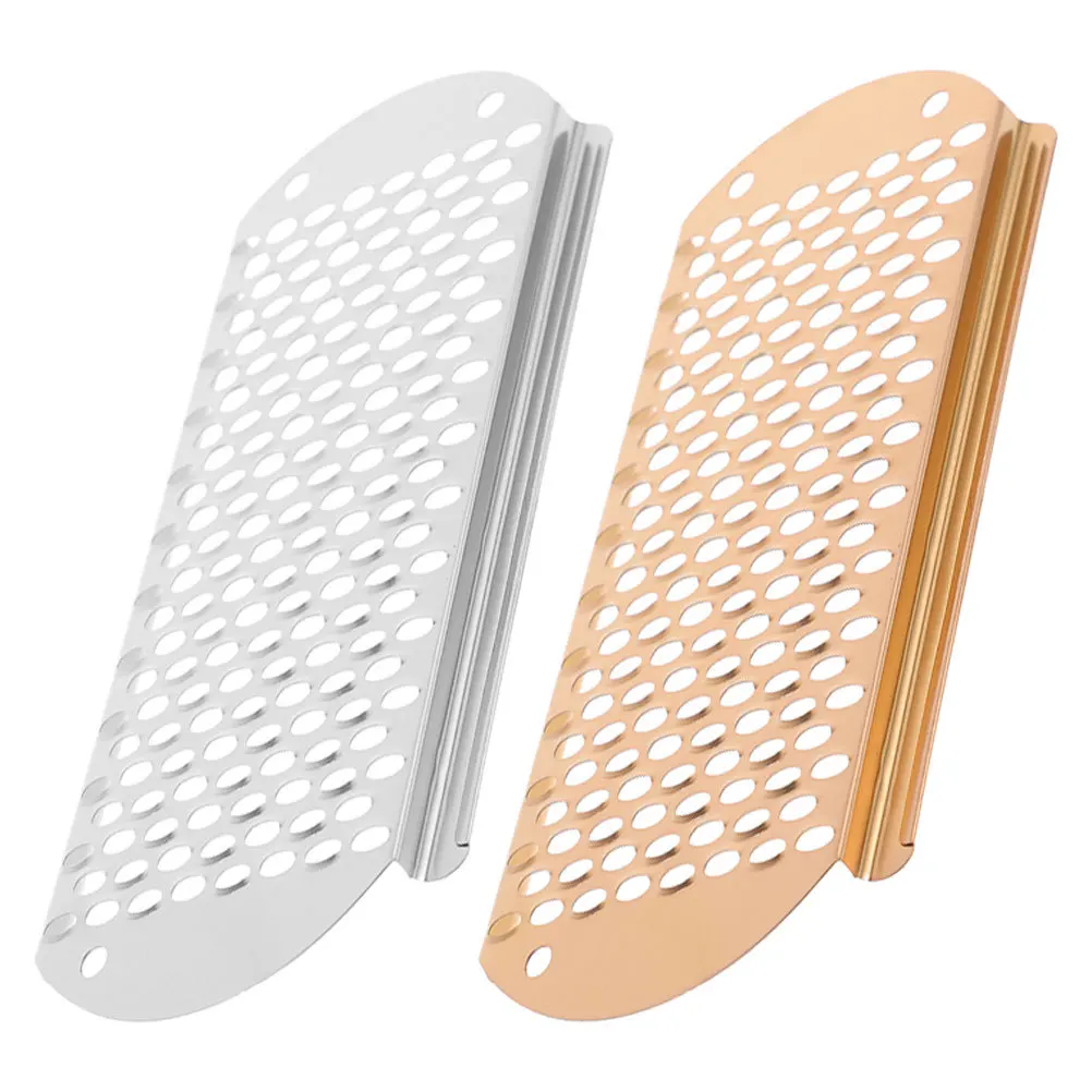 2 個フットファイルステンレス鋼スクレーパー角質除去人間工学に基づいたデザイン多用途ホームサロンケアヒールスクラバー