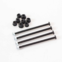 B24C-2X Front And Rear Swing Arm Screw Pin With Shaft Sleeve For Wltoys 144002 144010 124016 124017 RC Car Parts Accessories