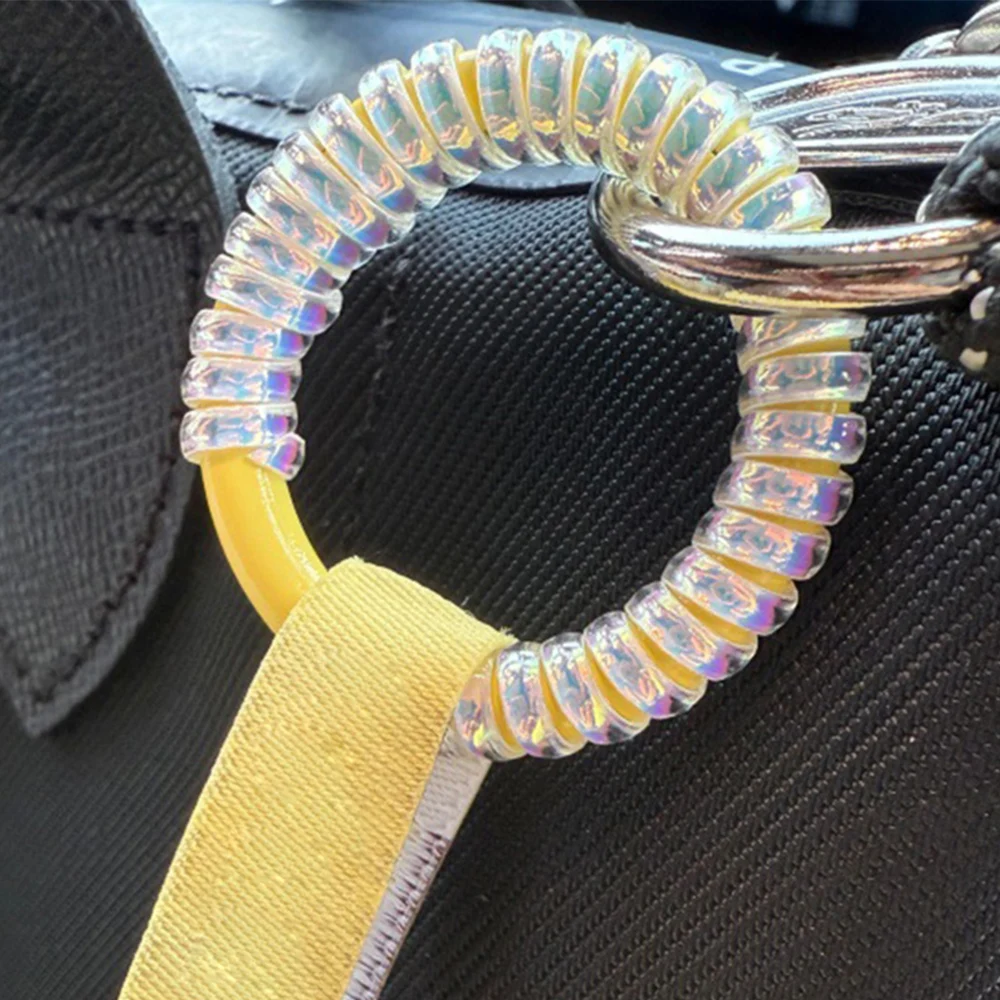 Labubu Anti Fall Protection Silicone Rope Is Suitable for Labubu Transparent Winding Fixed Anti Fall Accessories
