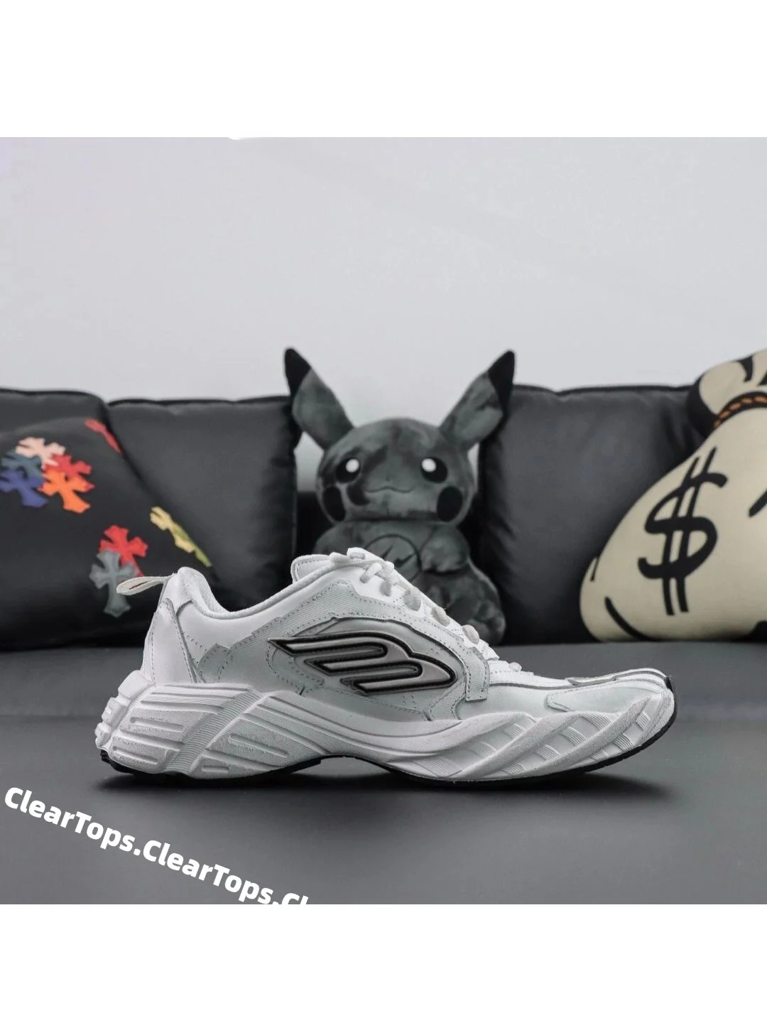 

Paris Monday Vintage Dad oes ex Повседневные спортивные кроссовки Color Rubbing Heightening Пара кожаных туфель на плоской подошве с подкладкой