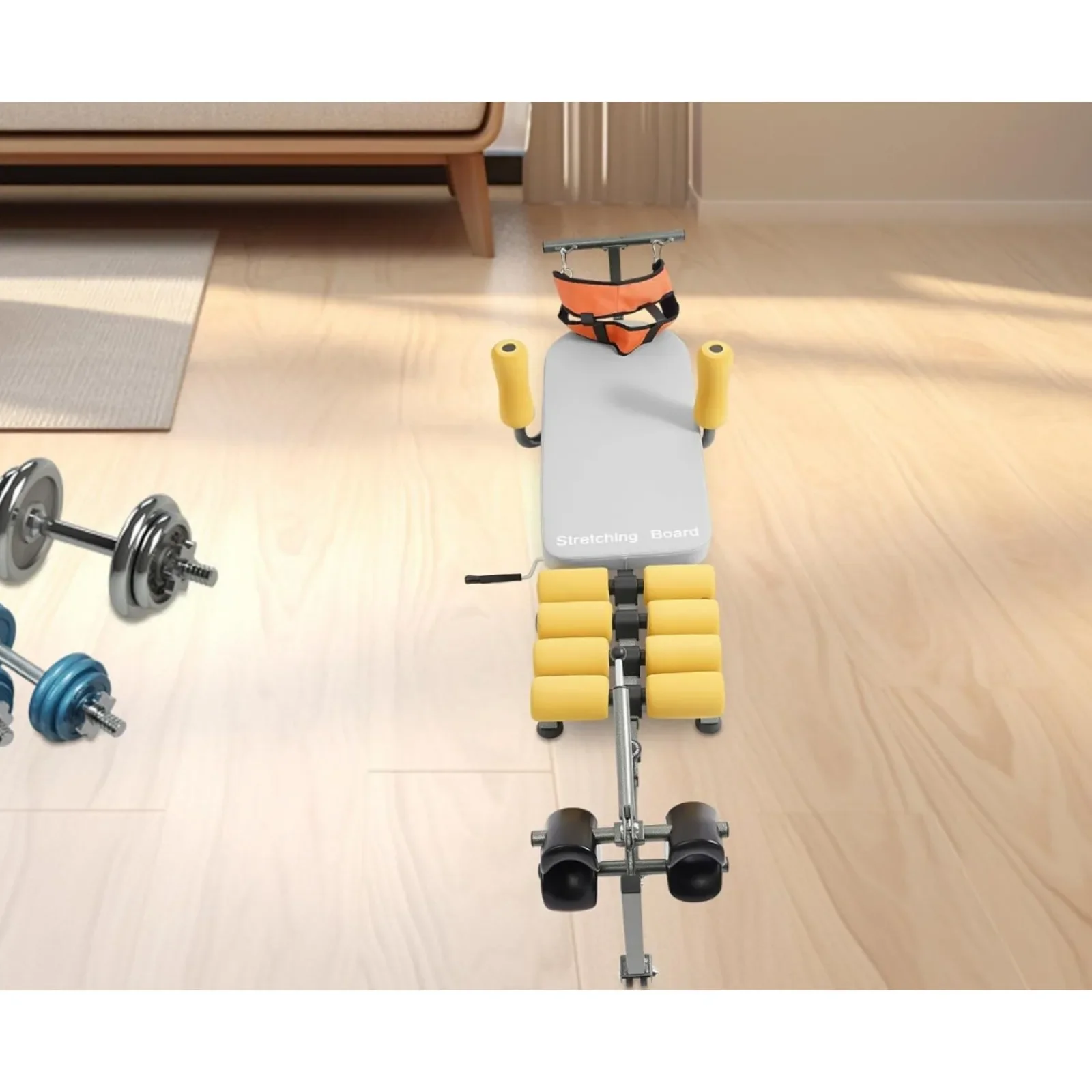 Adjustable Back Stretcher for Cervical and Lumbar Traction