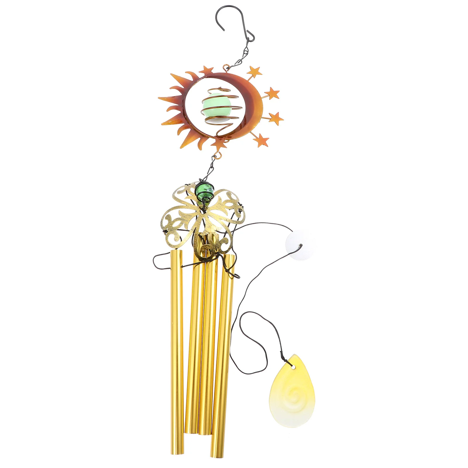 

Iron Chime Garden Ornament Hanging Pendant Lovely Outdoor Indoor Decorative Wind Bell Garden Chime Decors