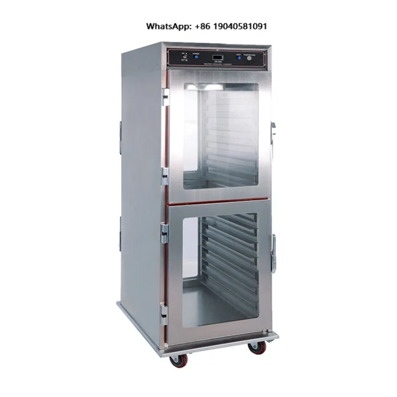 Food Warmer Display Machine/Food Warming Showcase/holding Cabinet Electric Warmer/Glass Food Insulated Container