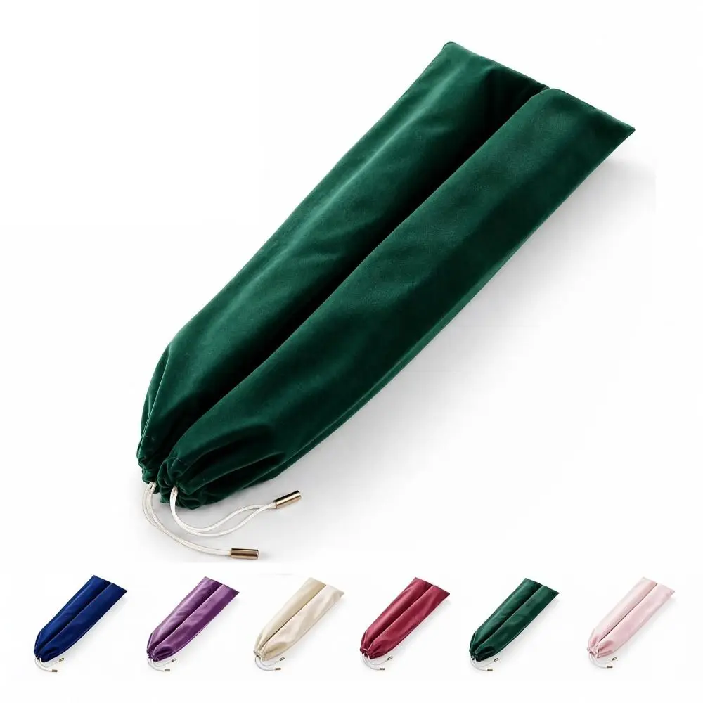 Anti-Scratch Mahjong Rack Storage Bag Large capacity Drawstring Closure Mahjong Accessories Pouch Soft Elegant