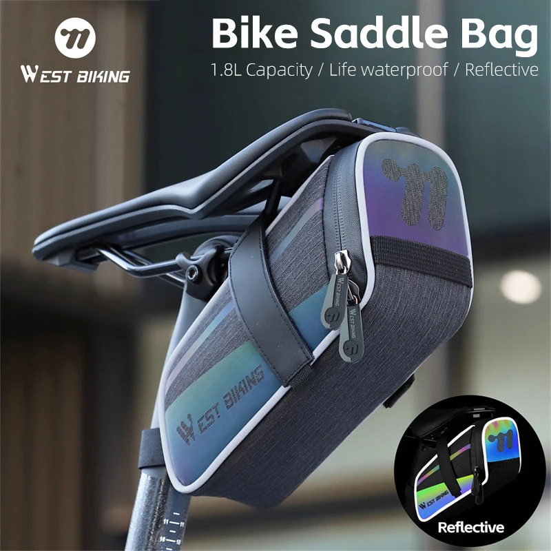 West Biking 1.8L Portable Saddle Bag