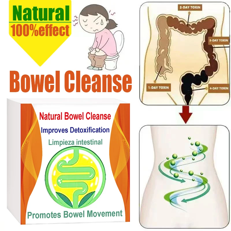 Intestine Cleaning Colon Cleanse Pills for Detoxification Aids Sleep Weight Loss Burn Fat Cellulite Constipation Relief Medicine