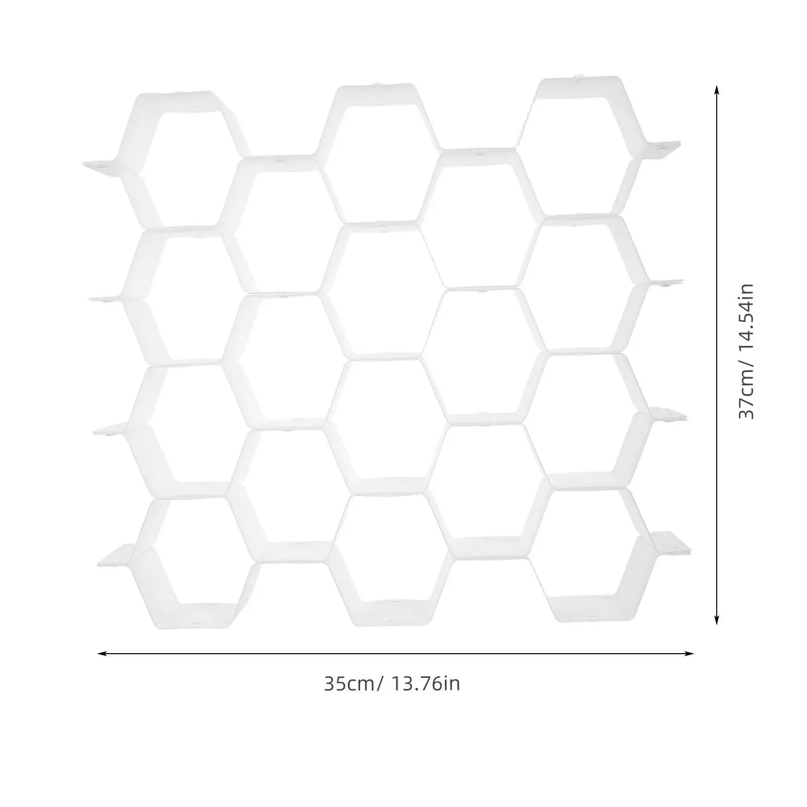 1Pcs Honeycomb Style Plastic Drawer Storage Divider Adjustable Organizer Grid for Necktie Belt Socks Underwear