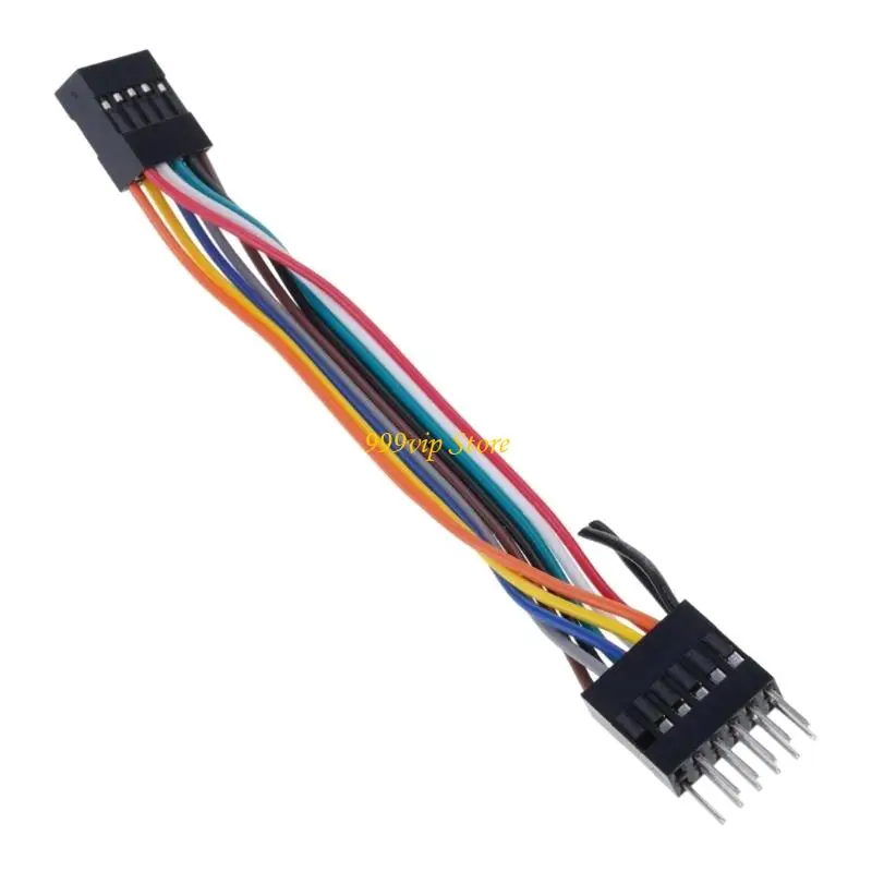 C90C Efficient USB Internal Motherboard Header 11Pin to 9Pin USB Adapter Cable for Smooth Integration with Standard Chassis
