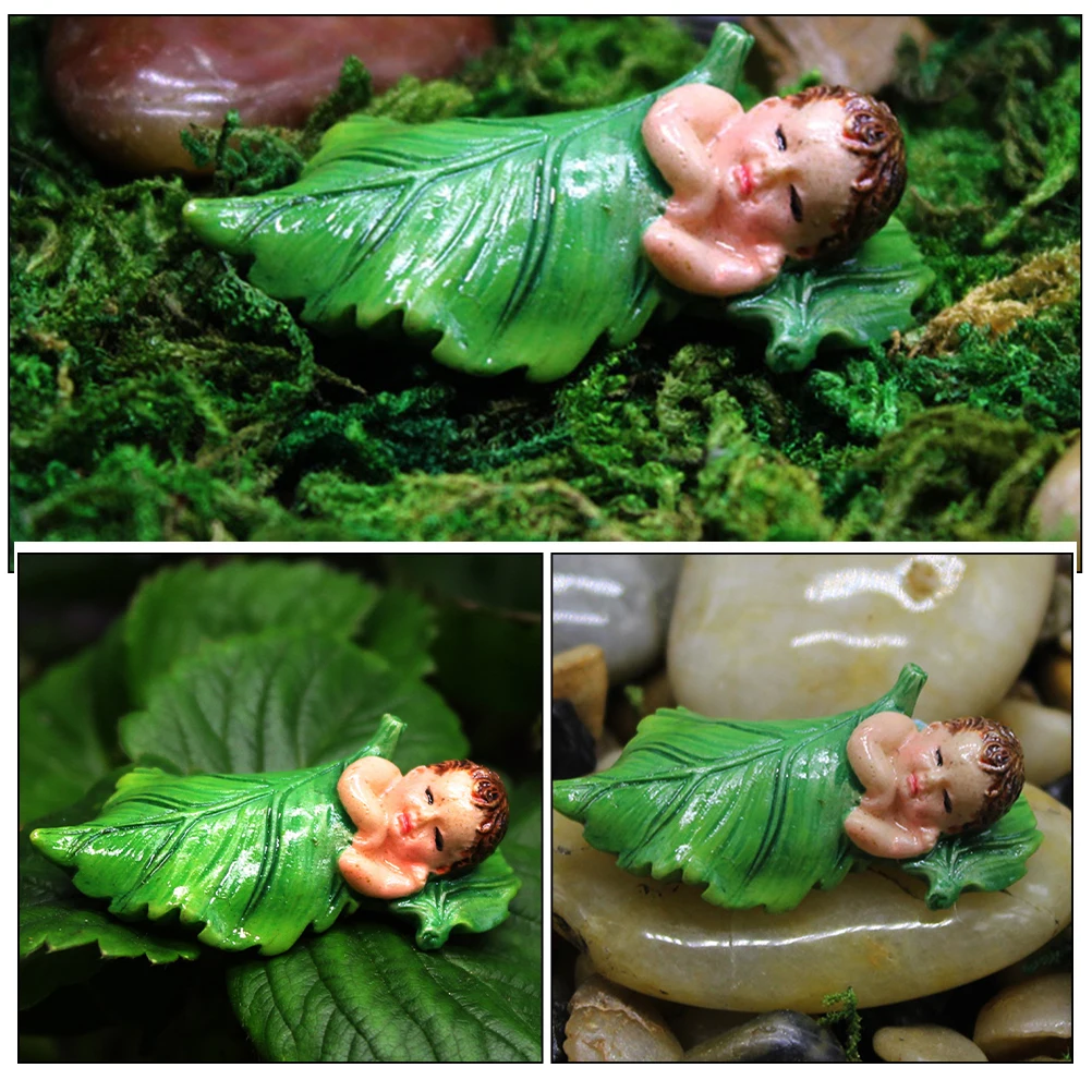 

5pcs Fairy Baby Statue Resin Garden Decor Outdoor Lawn Ornament Small Fairy Figurines Yard Decorations Home Decor Crafts