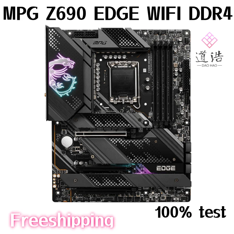 

Материнская плата для MPG Z690 EDGE WIFI DDR4 128 Гб HDMI M.2 LGA 1700 DDR4 ATX Z690 материнская плата 100% протестирована Полная работа