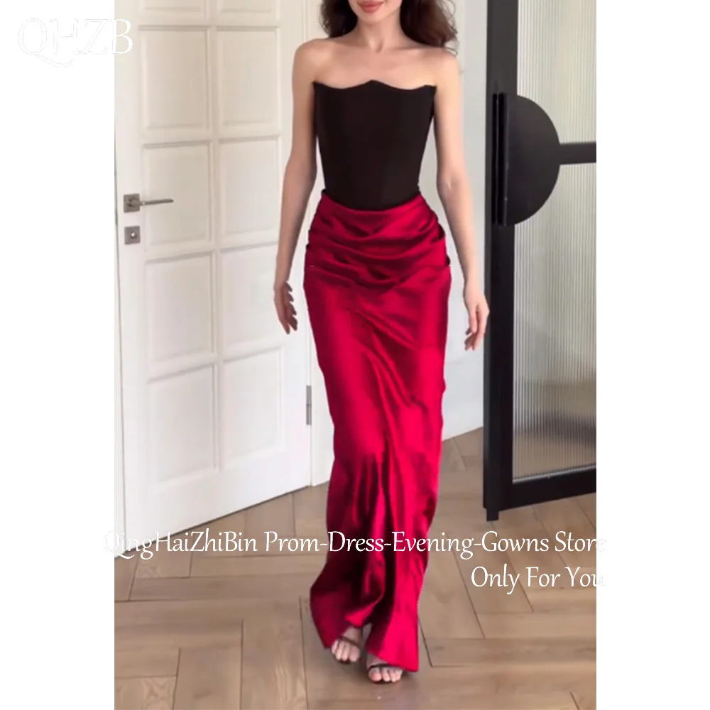 Vestidos de noite longos elegantes personalizados para ocasiões especiais cetim sem costas até o chão sereia vestido de festa de gala feminino 2025