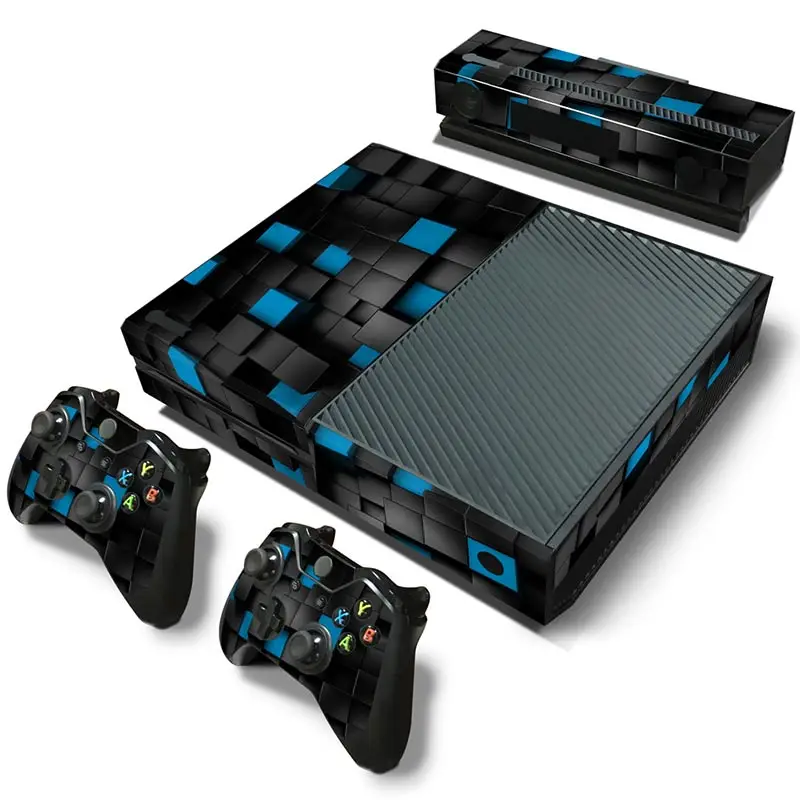 Protective vinyl Surface skin sticker for XBOX One accessories images customized