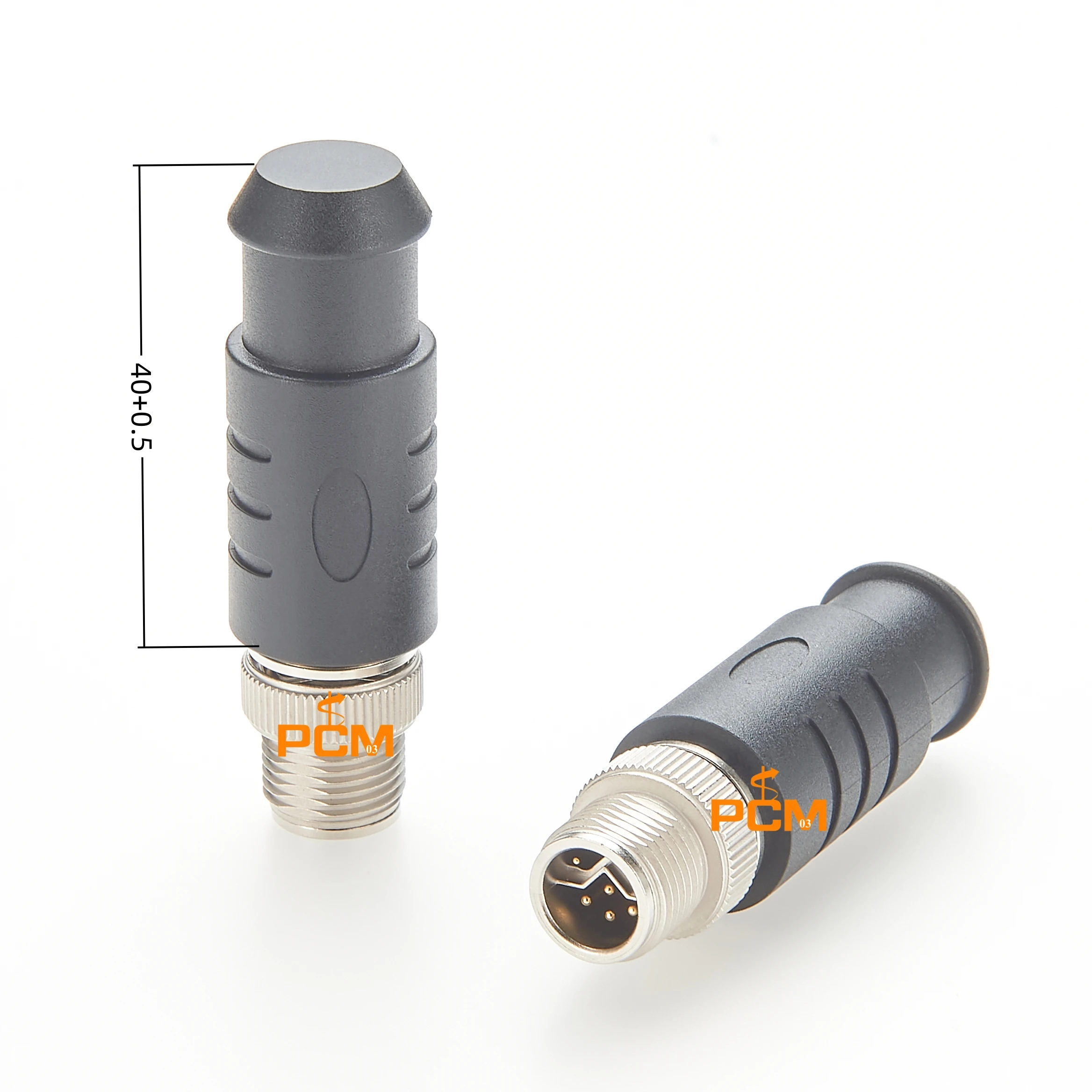 CAT5e M12 Y Code Terminator Resistor 8 Pin Termination Plug Connector with 120 Ohm & 1K Ohm 100 Mbps Power Data Ethernet Camera