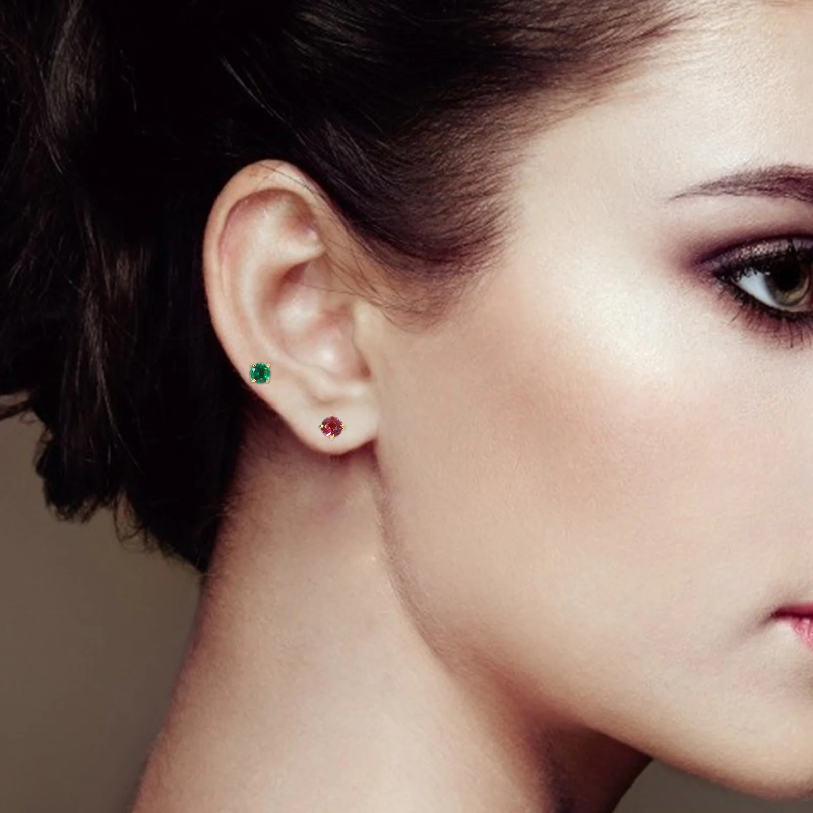 

8Pcs Zircon Ear Studs Women Earrings Screw Back Lightweight Metal Ear Jewelry Trendy Small Earrings for Female