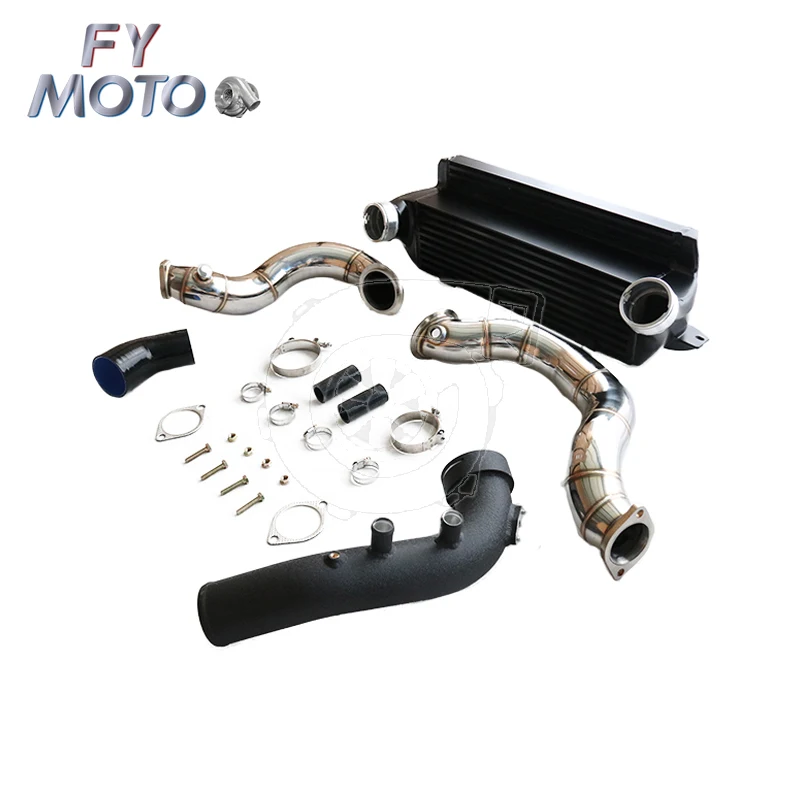 العادم النازل + المبرد الداخلي + أنبوب شحن لسيارات Bmw E82 E88 135i 335i E90 E91 E92 E93 Z4 E89 N54 3.0L
