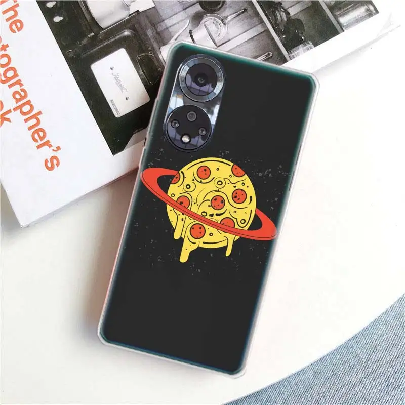 Pizza Best Friends BFF Phone Case For Huawei P Smart Z 2021 Y5 Y6 Y7 Y9 Honor 50 20 Pro 10i 9 Lite 9X 8A 8S 8X 7S 7X 7A Cover