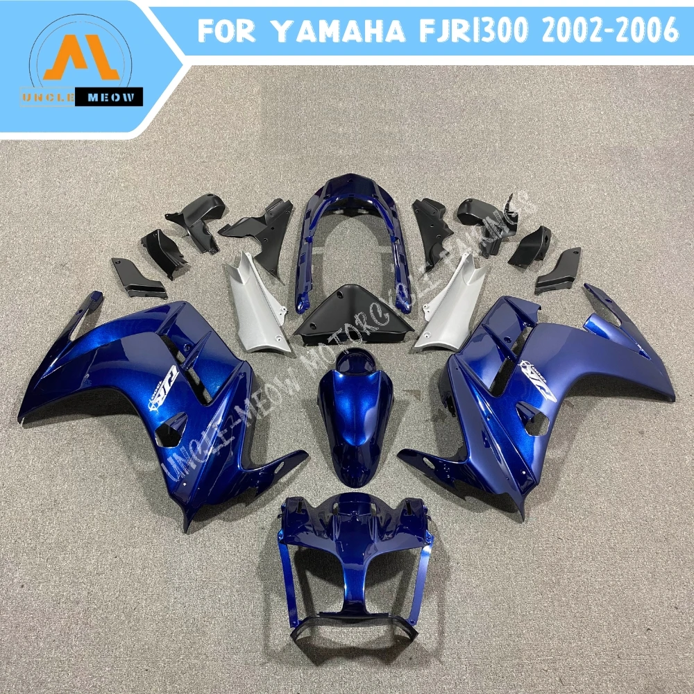 Motorcycle Fairing Kit Fits YAMAHA FJR1300 2002 2003 2004 2005 2006 Customizable High Quality ABS Plastics Full Bodywork Set