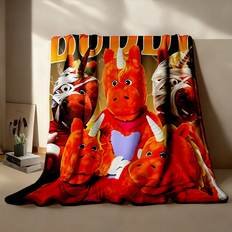 Buddy Unicorn Vintage Bootleg Flannel Blanket, Dark Buddy 2026 Flannel Throw, Gift Warm Blanket