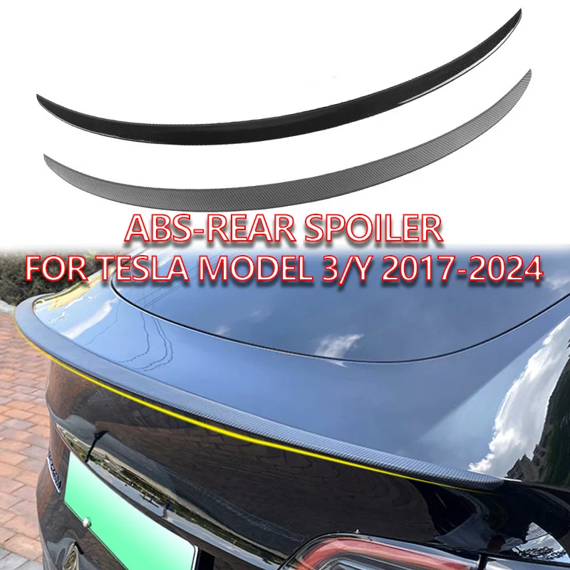 

Спойлер для Tesla Model 3/Y, задние спойлеры-крылья, аксессуары, 2017-2024, материал ABS