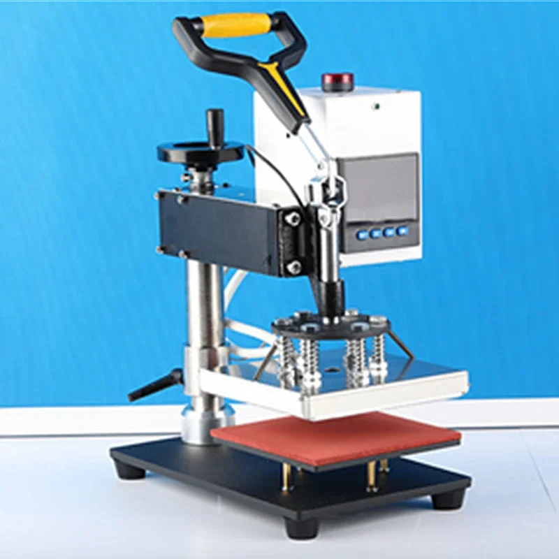 Digital Heat Press Machine Pneumatic & Manual Digital Display Heat Transfer Printer For DIY T‑Shirts Garment Sublimation Print
