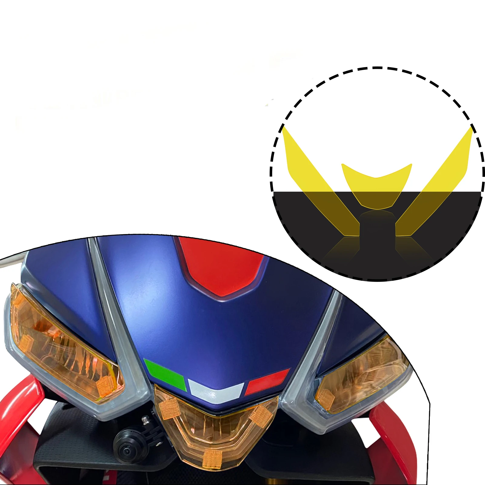 For Aprilia RS 660 2020-2023 RS600 Front Headlight Cover Guard Acrylic Shield Screen Lens Accessories Headlamp Shield Protector