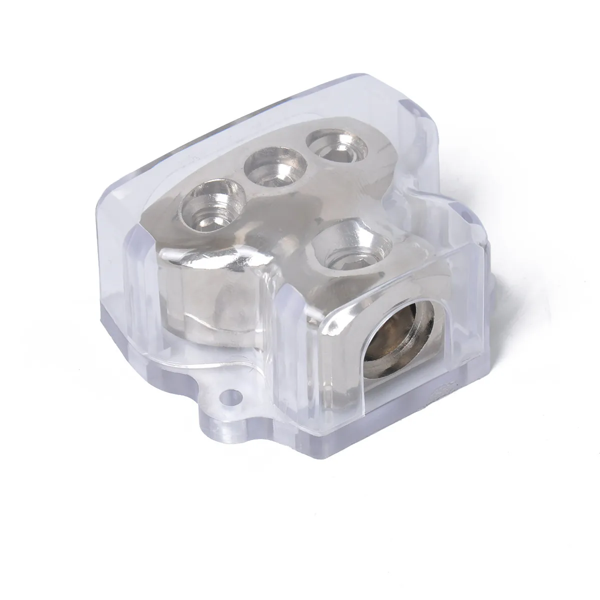 Car Audio Distribution Block Gold Plated Power Splitter 1x0ga in 3x4ga Out for Car Boat Trailer Amp Accessories High