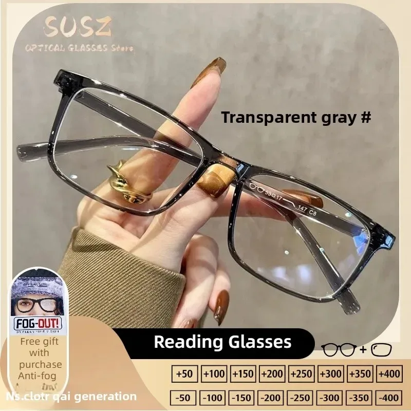 

SUSZ Haigh Quality TR Myopia Student Eyewear Fashion Unisex Prescription Glasses Women Anti Blue Ray Reading Computer Glasses