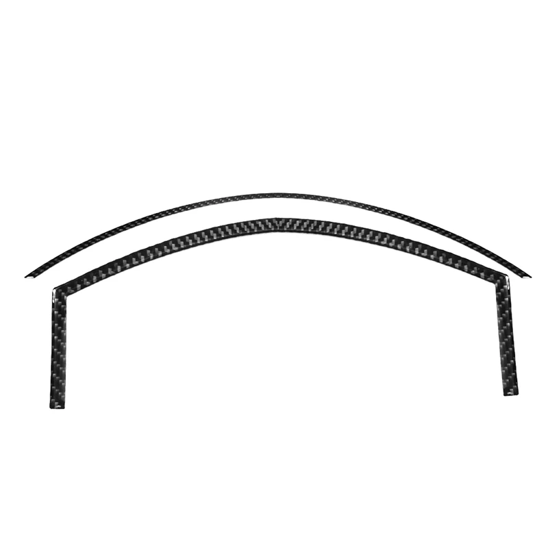 Speedometer Surround Trim Strip For Chrysler 300 300C 2005 2006 2007 Carbon Fiber Stickers Car Interior Decorative Accessories