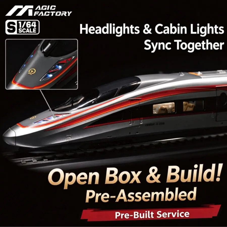 Magic Factory 8612 1/64 CR400AF-S Fuxing Intelligent EMU Pre-Built Model Kit