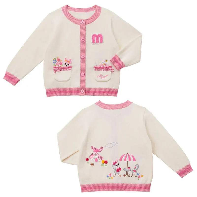 

Autumn Girls Knitted Sweater Cartoon Sweaters Cardigan Knitwear Coat Knitwears Baby Girl Clothes Cardigans Vetement Enfant Fille