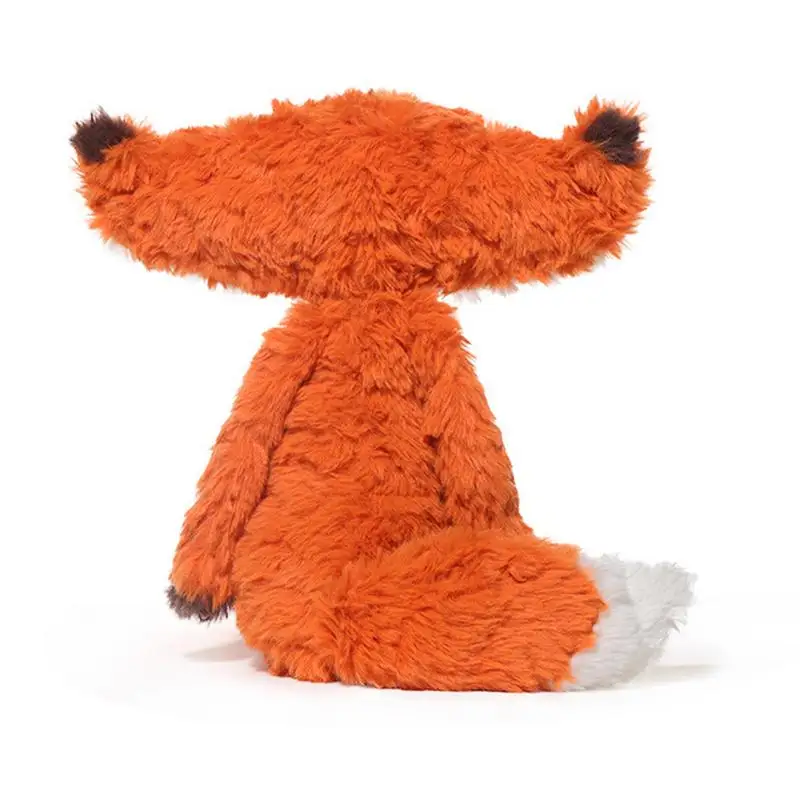 Fox Plush Funny Fox Stuffed Plushie Toy Soft Collectible Cuddly Stuffed Animal Cute Fox Cuddly Hugging Pillow Cushion Stuffed