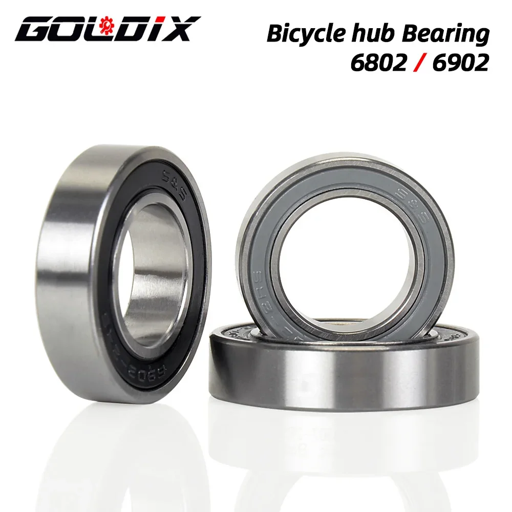 GOLDIX TPI S&S NBK 6802/6902 Bicycle Hub Bearing Sealing and Waterproofing Is Suitable for SWISS 370 350 240 180